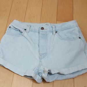Forever21 Acid wash button up fly short sz. W26 **3 for $25**
